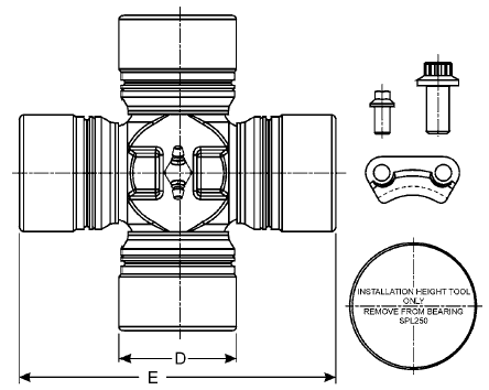 Spicer SPL250-3X